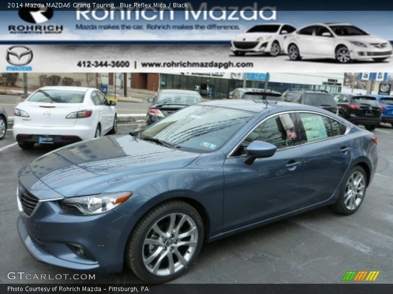 Blue Reflex Mica / Black 2014 Mazda MAZDA6 Grand Touring