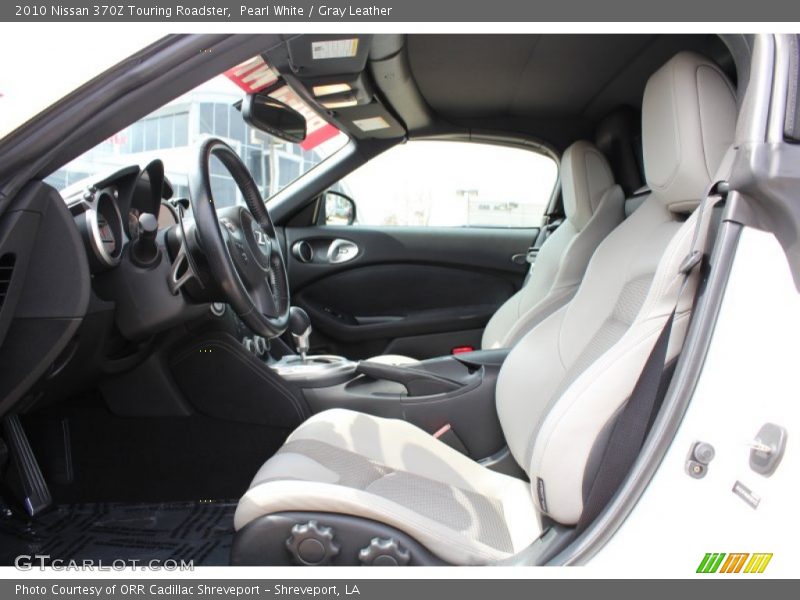  2010 370Z Touring Roadster Gray Leather Interior