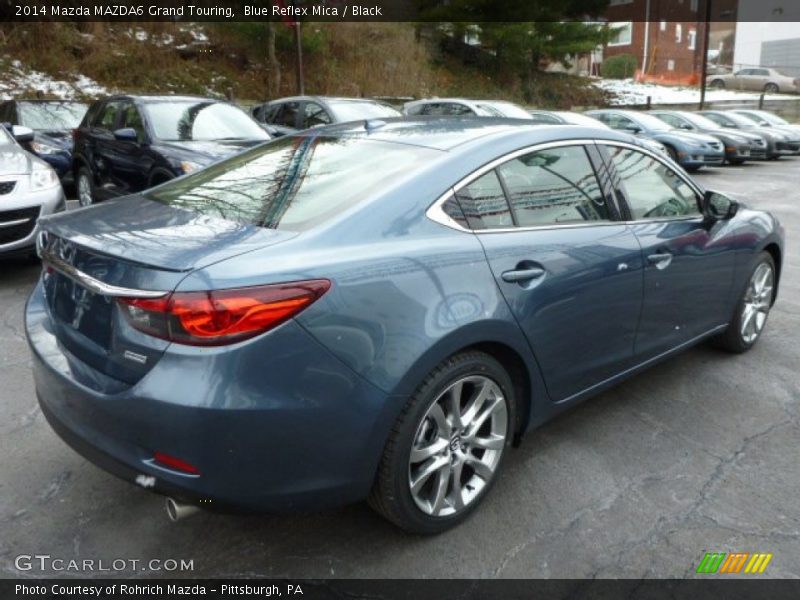 Blue Reflex Mica / Black 2014 Mazda MAZDA6 Grand Touring