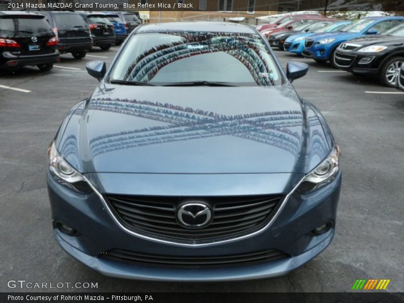 Blue Reflex Mica / Black 2014 Mazda MAZDA6 Grand Touring
