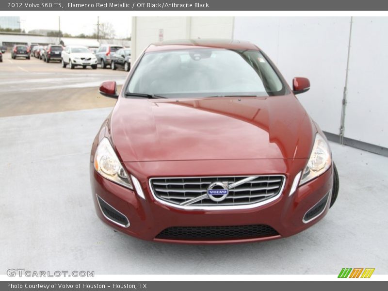 Flamenco Red Metallic / Off Black/Anthracite Black 2012 Volvo S60 T5