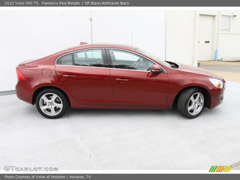 Flamenco Red Metallic / Off Black/Anthracite Black 2012 Volvo S60 T5