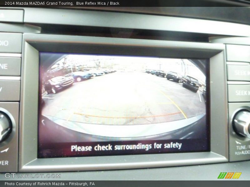 Blue Reflex Mica / Black 2014 Mazda MAZDA6 Grand Touring