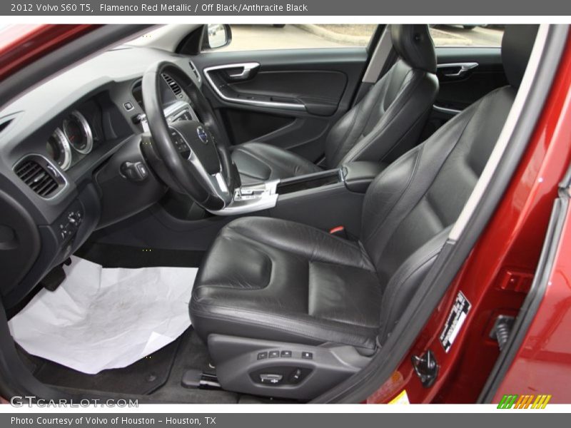 Flamenco Red Metallic / Off Black/Anthracite Black 2012 Volvo S60 T5