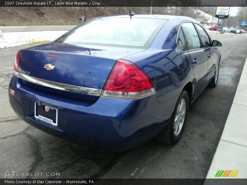 Laser Blue Metallic / Gray 2007 Chevrolet Impala LT