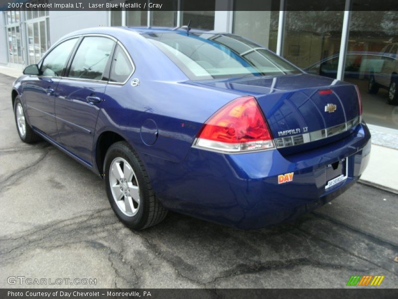 Laser Blue Metallic / Gray 2007 Chevrolet Impala LT