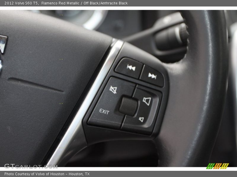 Flamenco Red Metallic / Off Black/Anthracite Black 2012 Volvo S60 T5