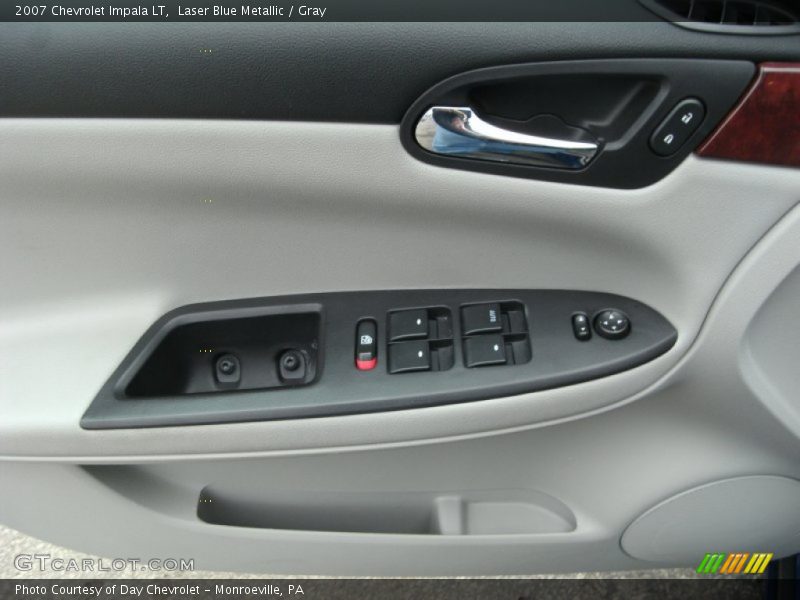 Laser Blue Metallic / Gray 2007 Chevrolet Impala LT