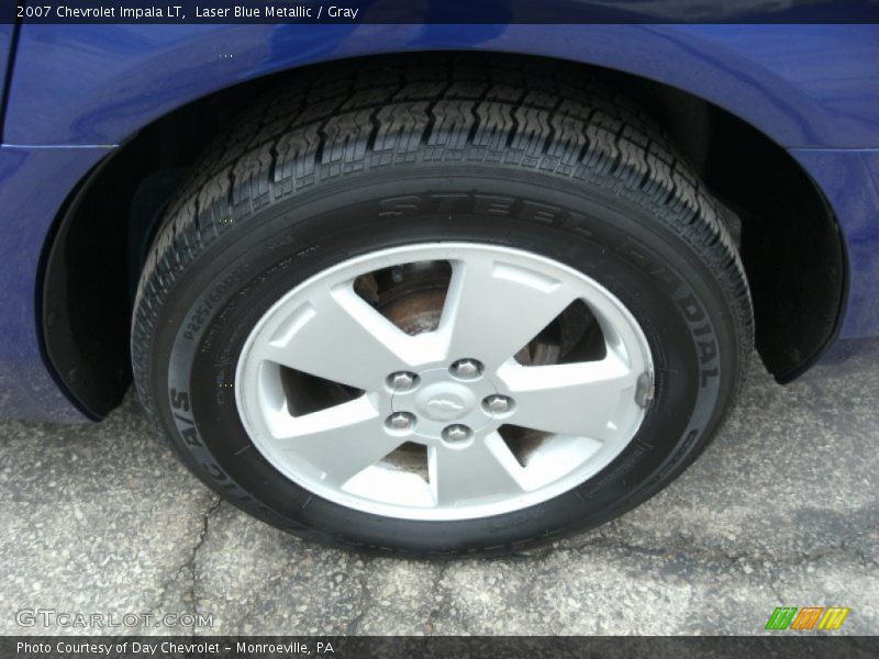 Laser Blue Metallic / Gray 2007 Chevrolet Impala LT
