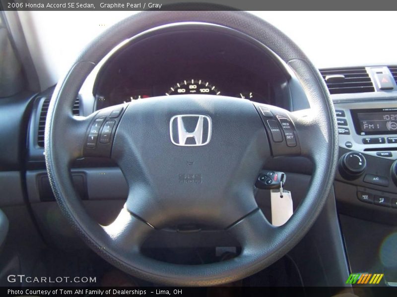 Graphite Pearl / Gray 2006 Honda Accord SE Sedan