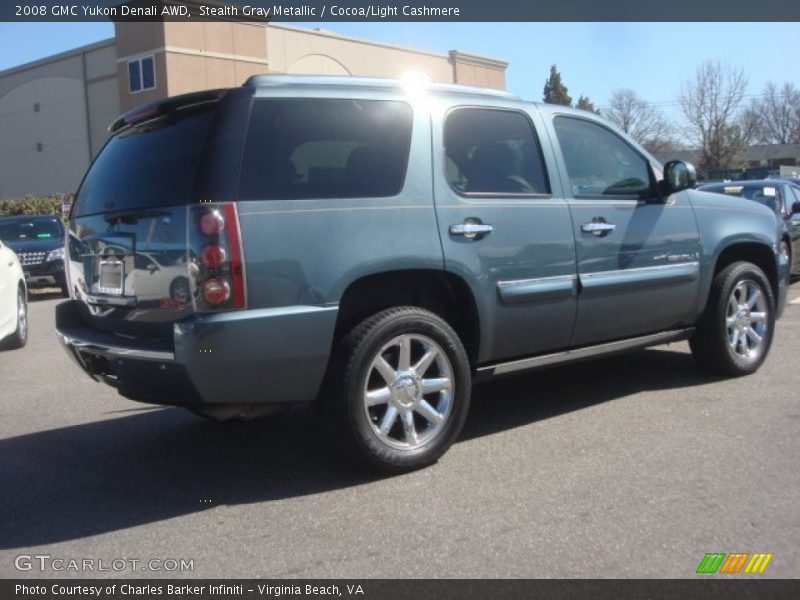 Stealth Gray Metallic / Cocoa/Light Cashmere 2008 GMC Yukon Denali AWD
