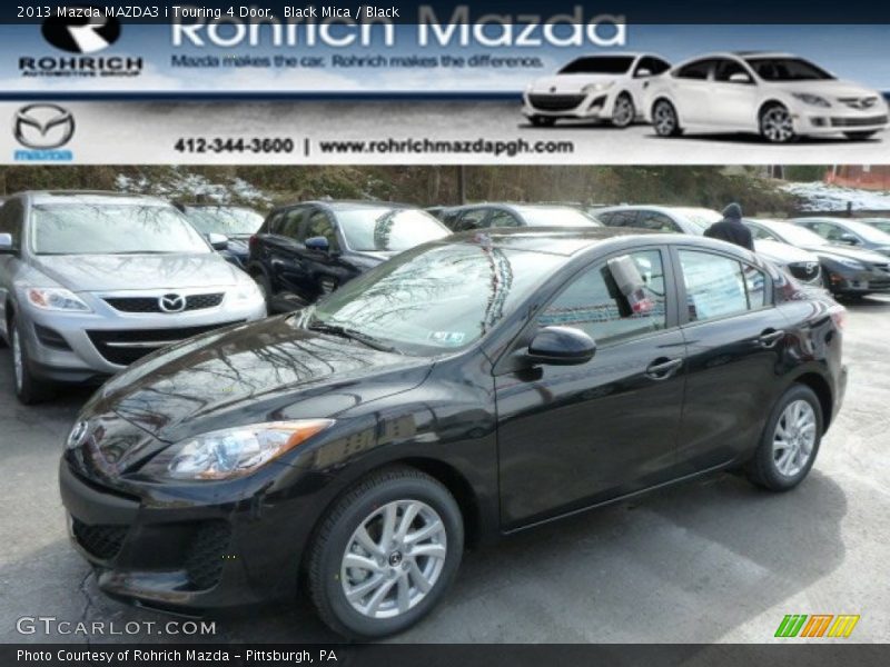Black Mica / Black 2013 Mazda MAZDA3 i Touring 4 Door