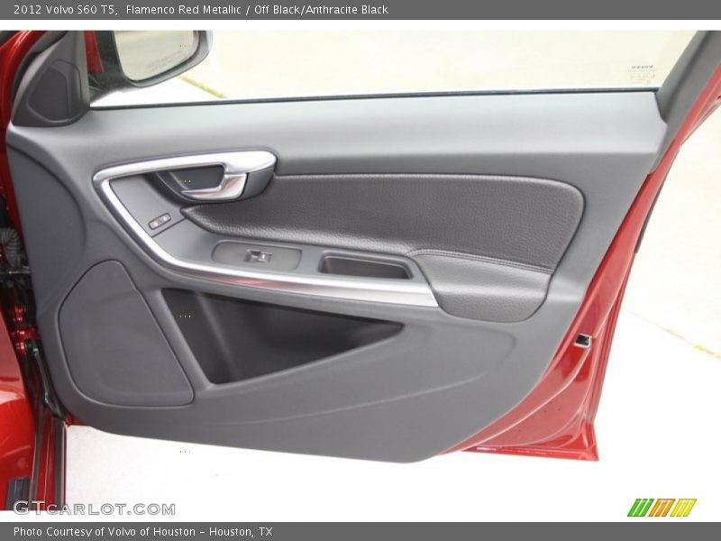 Flamenco Red Metallic / Off Black/Anthracite Black 2012 Volvo S60 T5
