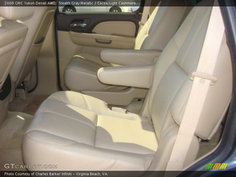 Stealth Gray Metallic / Cocoa/Light Cashmere 2008 GMC Yukon Denali AWD