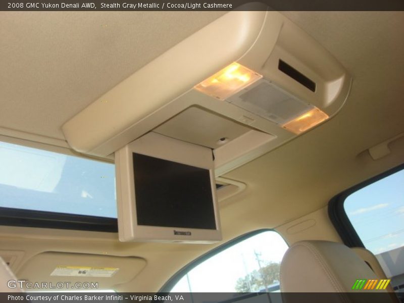 Stealth Gray Metallic / Cocoa/Light Cashmere 2008 GMC Yukon Denali AWD