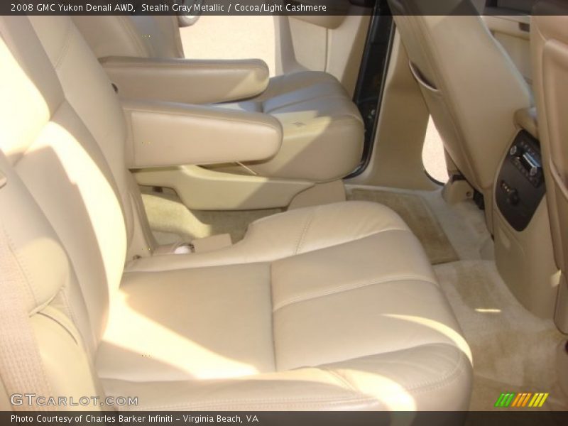 Stealth Gray Metallic / Cocoa/Light Cashmere 2008 GMC Yukon Denali AWD