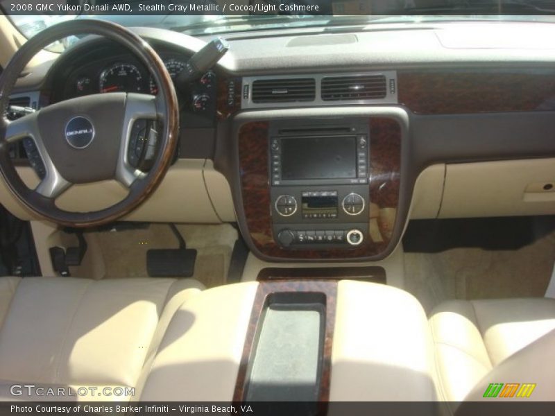 Stealth Gray Metallic / Cocoa/Light Cashmere 2008 GMC Yukon Denali AWD