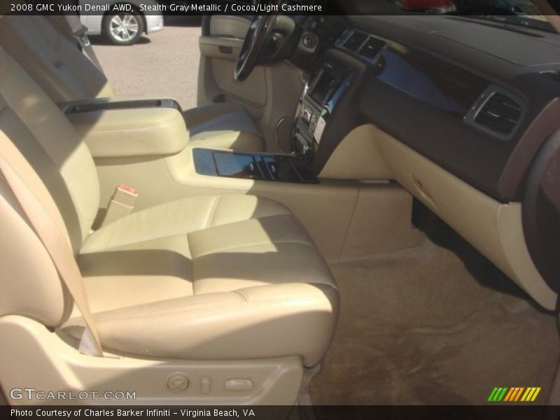 Stealth Gray Metallic / Cocoa/Light Cashmere 2008 GMC Yukon Denali AWD