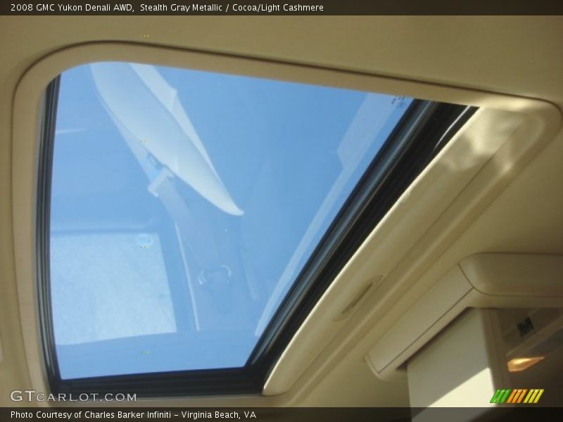 Stealth Gray Metallic / Cocoa/Light Cashmere 2008 GMC Yukon Denali AWD