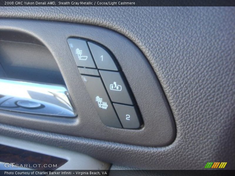 Stealth Gray Metallic / Cocoa/Light Cashmere 2008 GMC Yukon Denali AWD