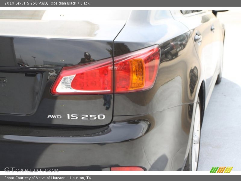 Obsidian Black / Black 2010 Lexus IS 250 AWD