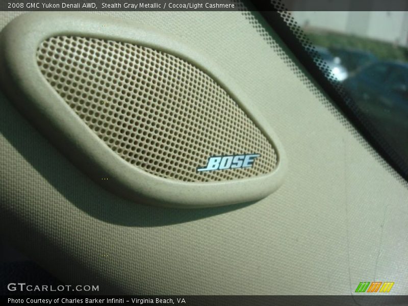 Stealth Gray Metallic / Cocoa/Light Cashmere 2008 GMC Yukon Denali AWD