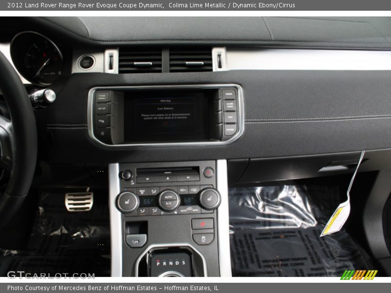 Colima Lime Metallic / Dynamic Ebony/Cirrus 2012 Land Rover Range Rover Evoque Coupe Dynamic