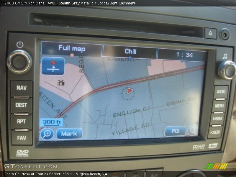 Stealth Gray Metallic / Cocoa/Light Cashmere 2008 GMC Yukon Denali AWD