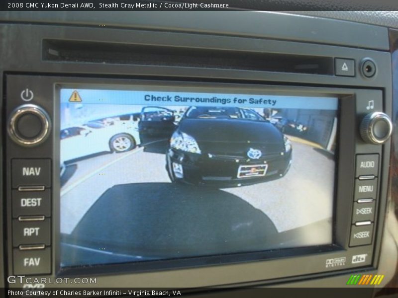 Stealth Gray Metallic / Cocoa/Light Cashmere 2008 GMC Yukon Denali AWD