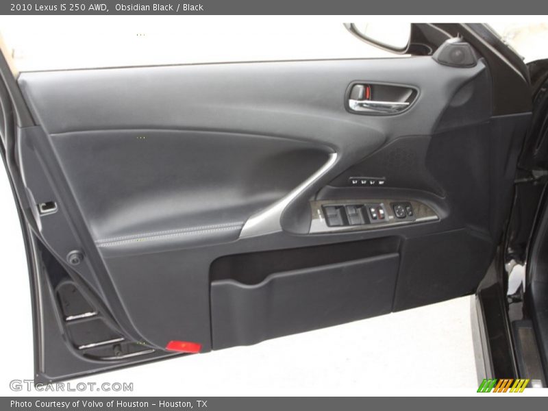 Obsidian Black / Black 2010 Lexus IS 250 AWD