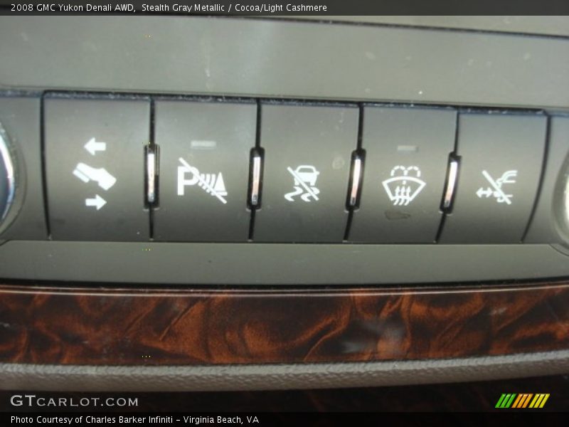 Stealth Gray Metallic / Cocoa/Light Cashmere 2008 GMC Yukon Denali AWD
