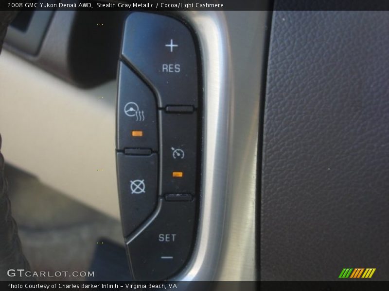 Stealth Gray Metallic / Cocoa/Light Cashmere 2008 GMC Yukon Denali AWD