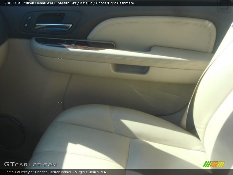 Stealth Gray Metallic / Cocoa/Light Cashmere 2008 GMC Yukon Denali AWD