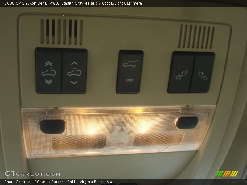 Stealth Gray Metallic / Cocoa/Light Cashmere 2008 GMC Yukon Denali AWD