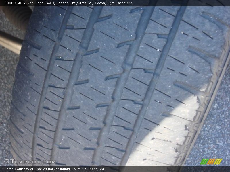 Stealth Gray Metallic / Cocoa/Light Cashmere 2008 GMC Yukon Denali AWD