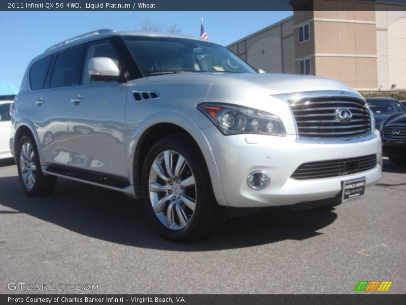 Liquid Platinum / Wheat 2011 Infiniti QX 56 4WD