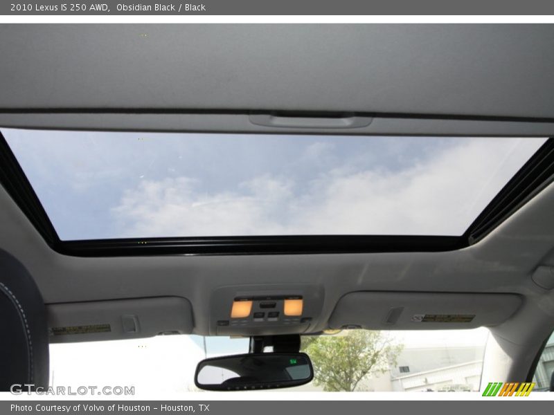 Obsidian Black / Black 2010 Lexus IS 250 AWD