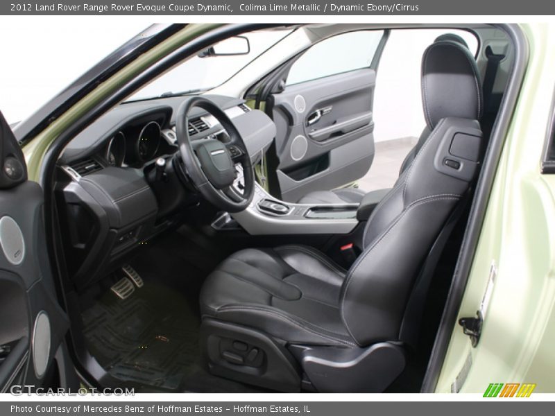 Front Seat of 2012 Range Rover Evoque Coupe Dynamic