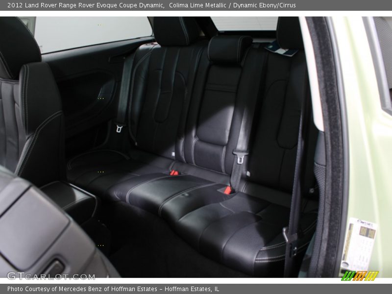 Colima Lime Metallic / Dynamic Ebony/Cirrus 2012 Land Rover Range Rover Evoque Coupe Dynamic