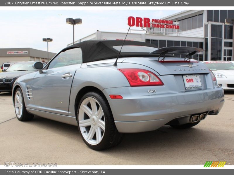 Sapphire Silver Blue Metallic / Dark Slate Gray/Medium Slate Gray 2007 Chrysler Crossfire Limited Roadster