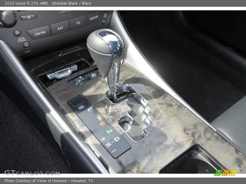 Obsidian Black / Black 2010 Lexus IS 250 AWD