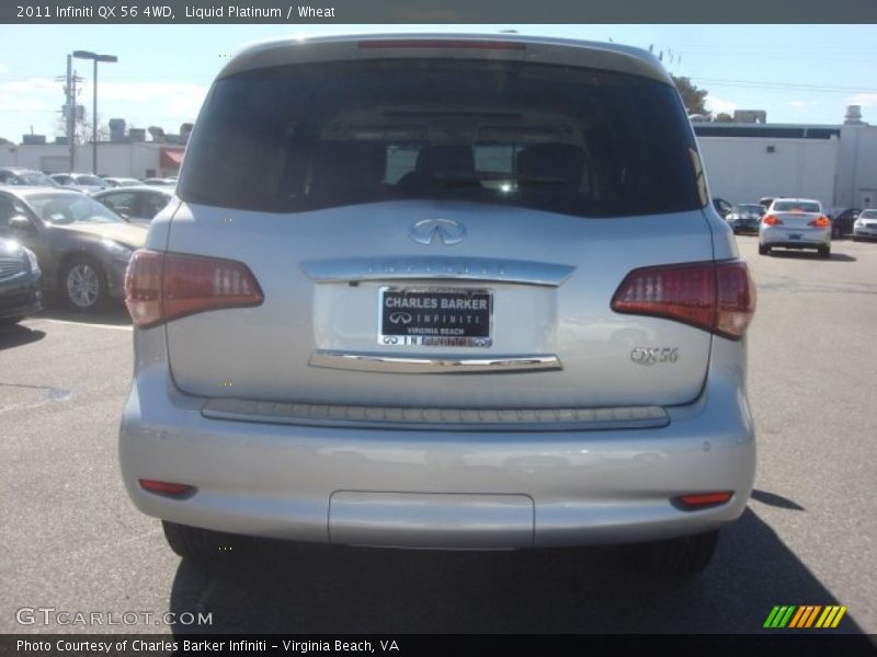 Liquid Platinum / Wheat 2011 Infiniti QX 56 4WD
