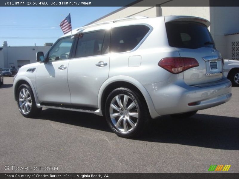 Liquid Platinum / Wheat 2011 Infiniti QX 56 4WD