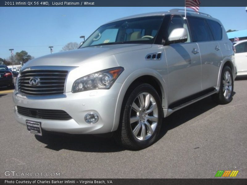 Liquid Platinum / Wheat 2011 Infiniti QX 56 4WD