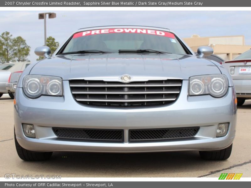 Sapphire Silver Blue Metallic / Dark Slate Gray/Medium Slate Gray 2007 Chrysler Crossfire Limited Roadster