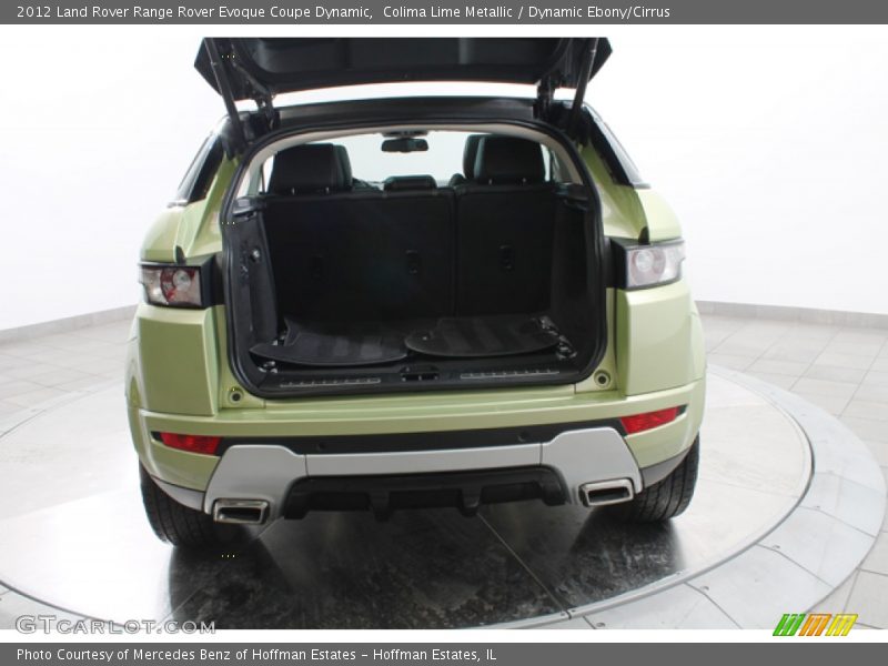 Colima Lime Metallic / Dynamic Ebony/Cirrus 2012 Land Rover Range Rover Evoque Coupe Dynamic