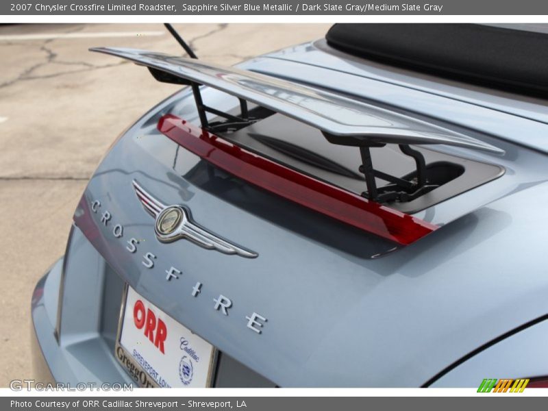 Sapphire Silver Blue Metallic / Dark Slate Gray/Medium Slate Gray 2007 Chrysler Crossfire Limited Roadster
