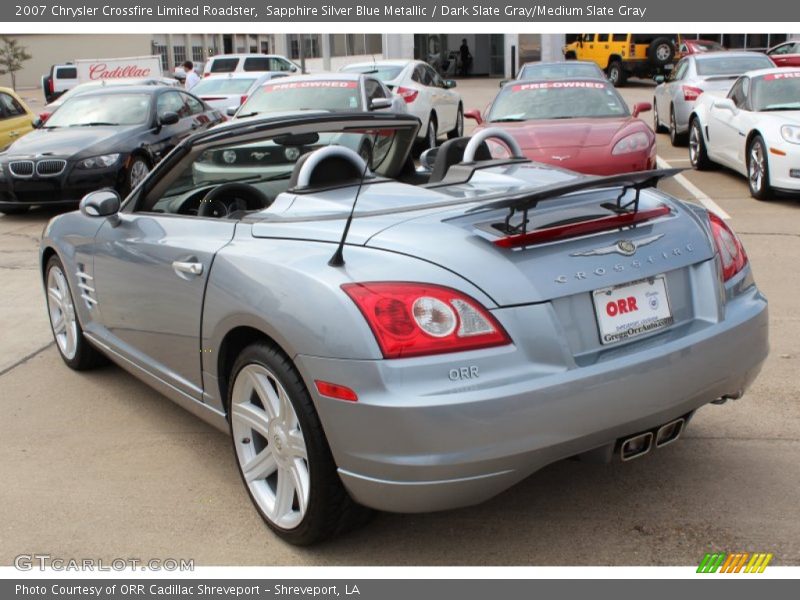 Sapphire Silver Blue Metallic / Dark Slate Gray/Medium Slate Gray 2007 Chrysler Crossfire Limited Roadster