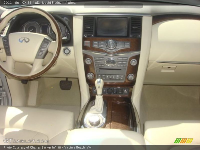 Dashboard of 2011 QX 56 4WD