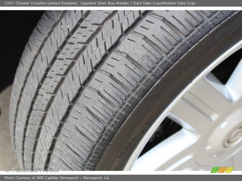 Sapphire Silver Blue Metallic / Dark Slate Gray/Medium Slate Gray 2007 Chrysler Crossfire Limited Roadster
